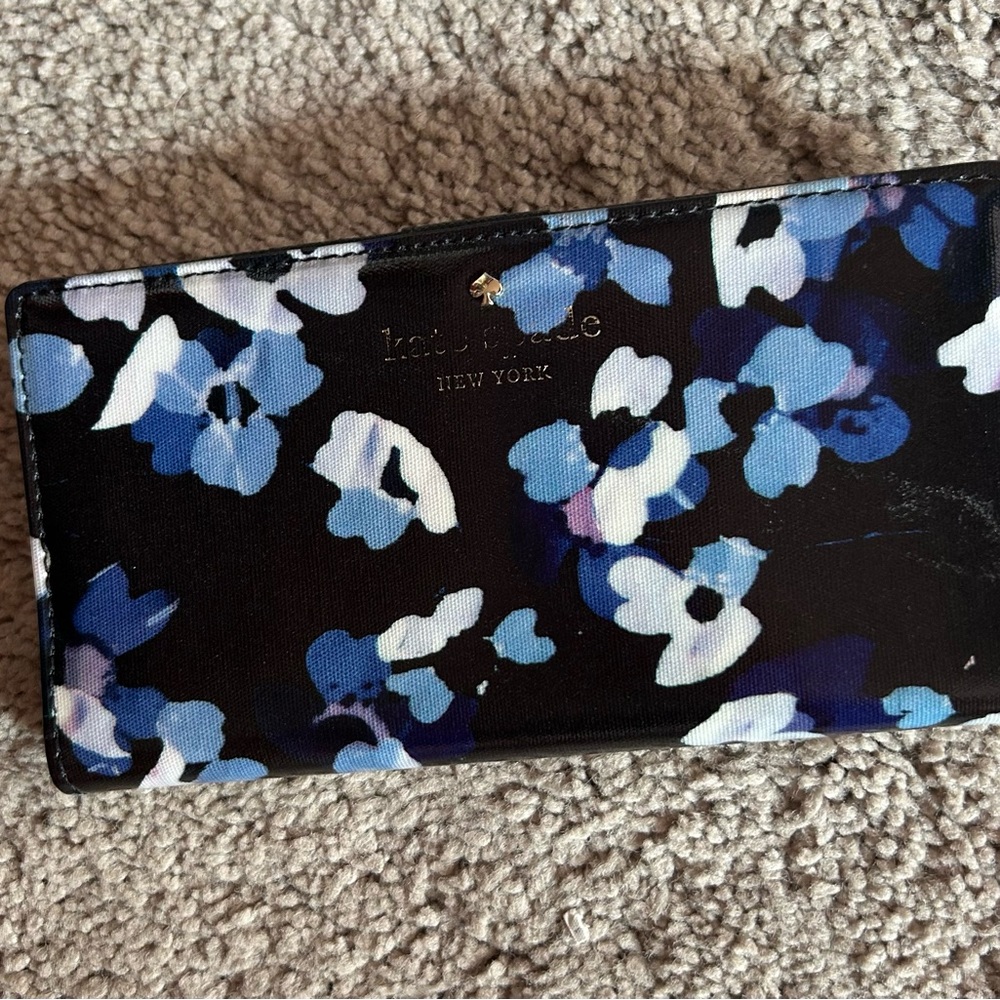 Kate Spade Black and Blue wallet